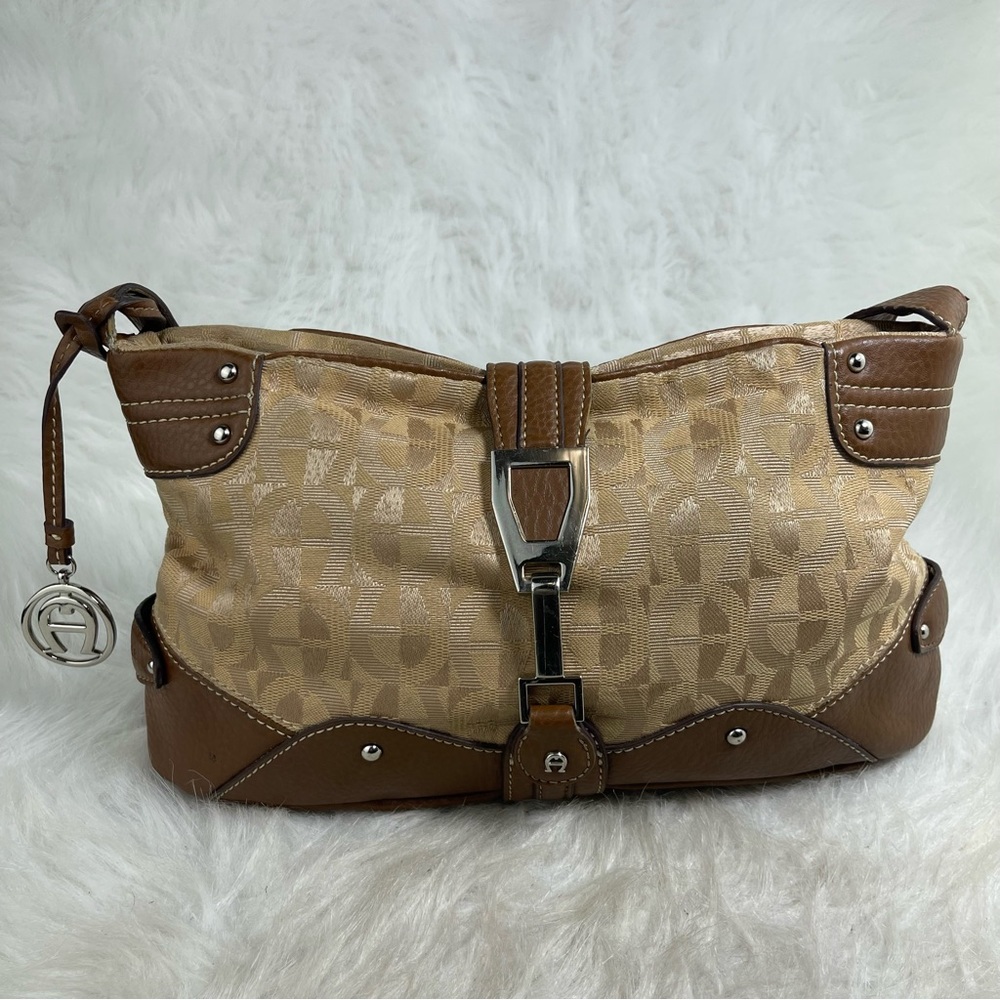 Etienne Aigner Purse Shoulder Bag Y2K Early 2000 Bag Monogram